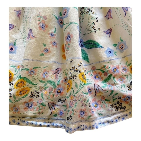 OLD NAVY-WHITE FLORAL DRESS-18-24 MONTHS - Picture 4 of 7